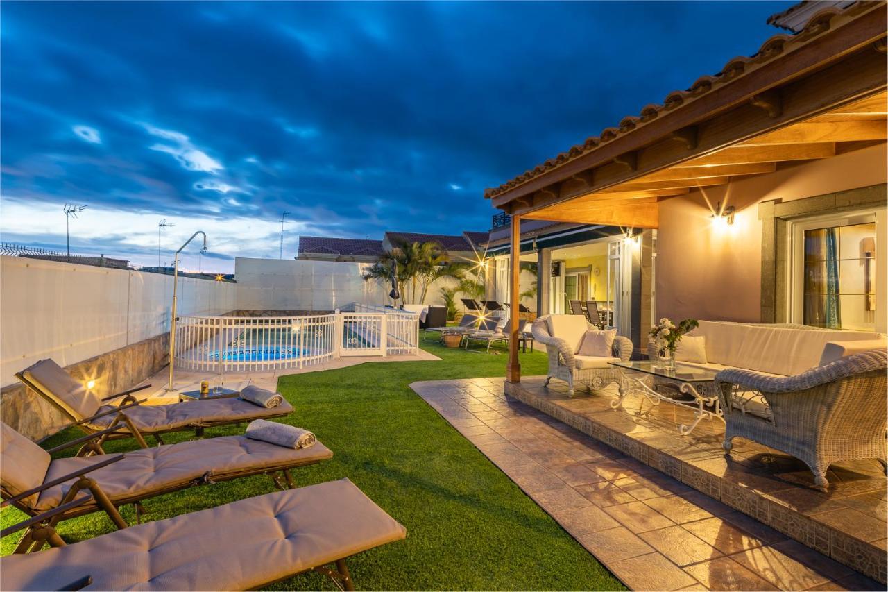 Villa Dalara Maspalomas, Private Pool And Jacuzzi 马斯帕洛马斯 外观 照片