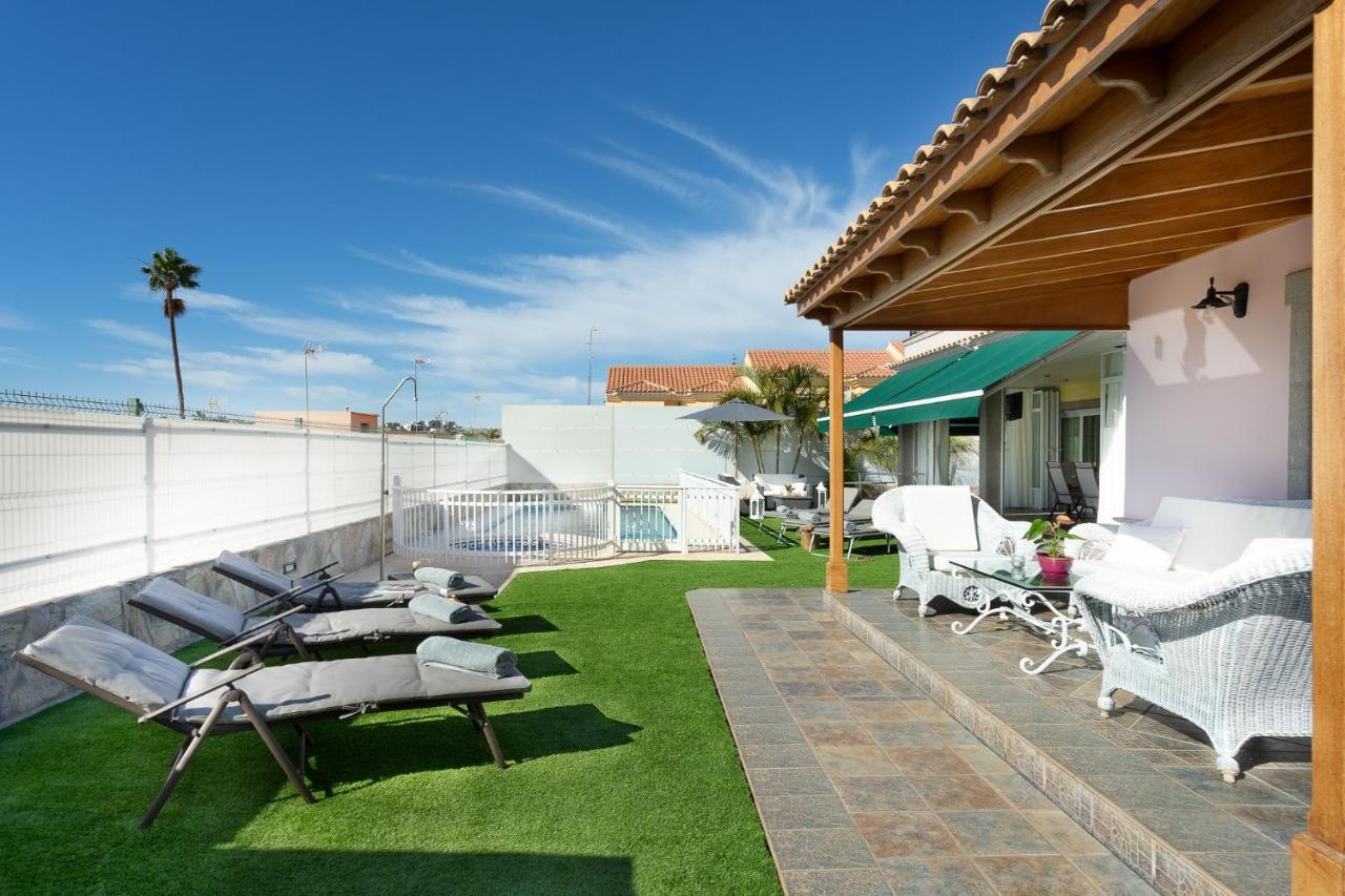 Villa Dalara Maspalomas, Private Pool And Jacuzzi 马斯帕洛马斯 外观 照片
