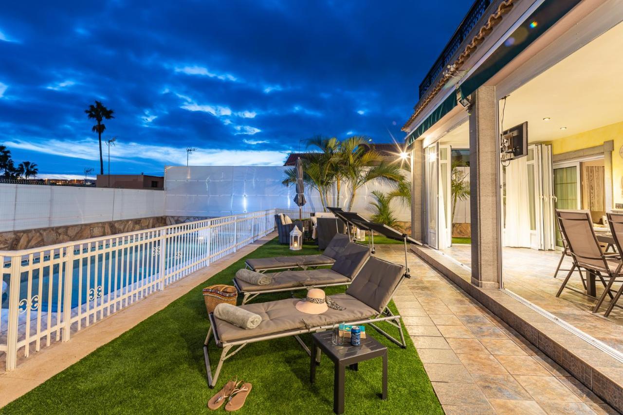 Villa Dalara Maspalomas, Private Pool And Jacuzzi 马斯帕洛马斯 外观 照片
