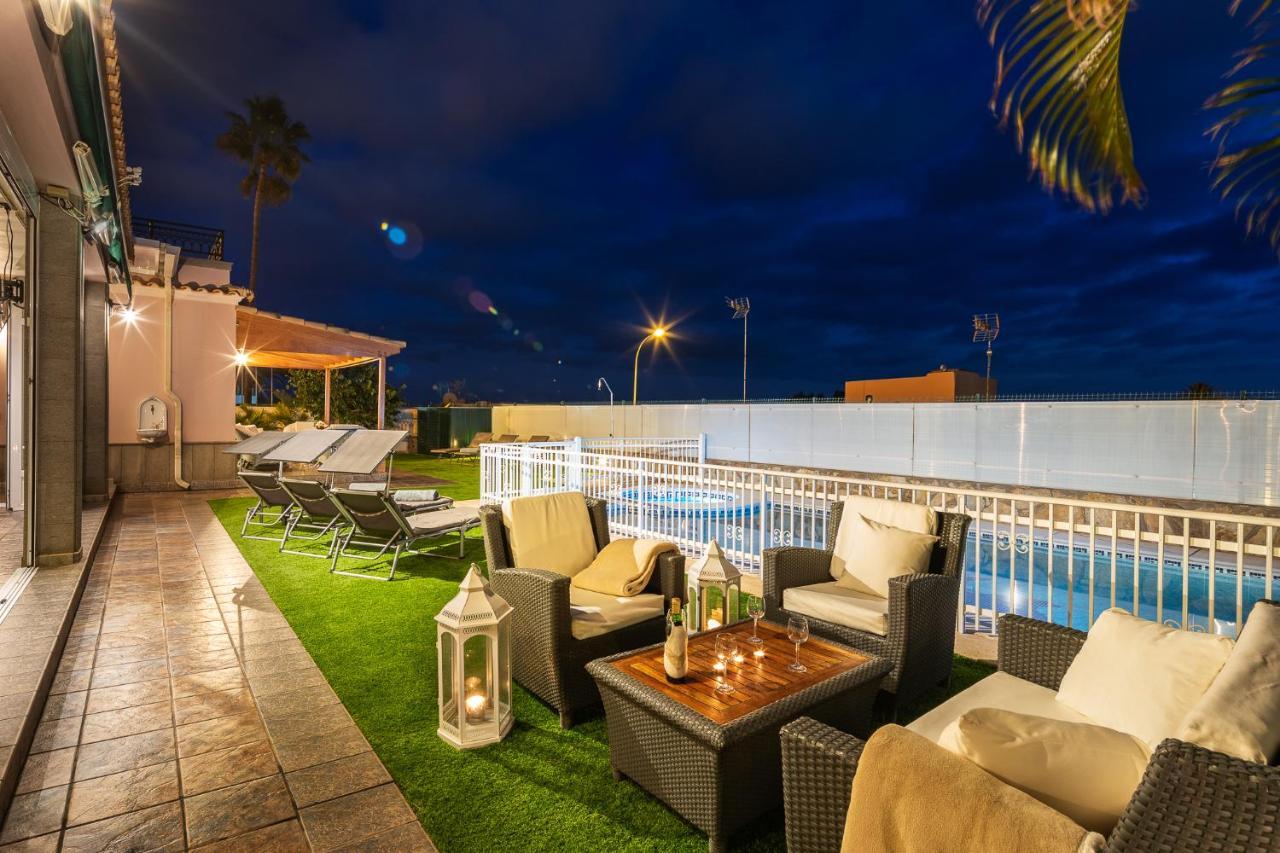 Villa Dalara Maspalomas, Private Pool And Jacuzzi 马斯帕洛马斯 外观 照片